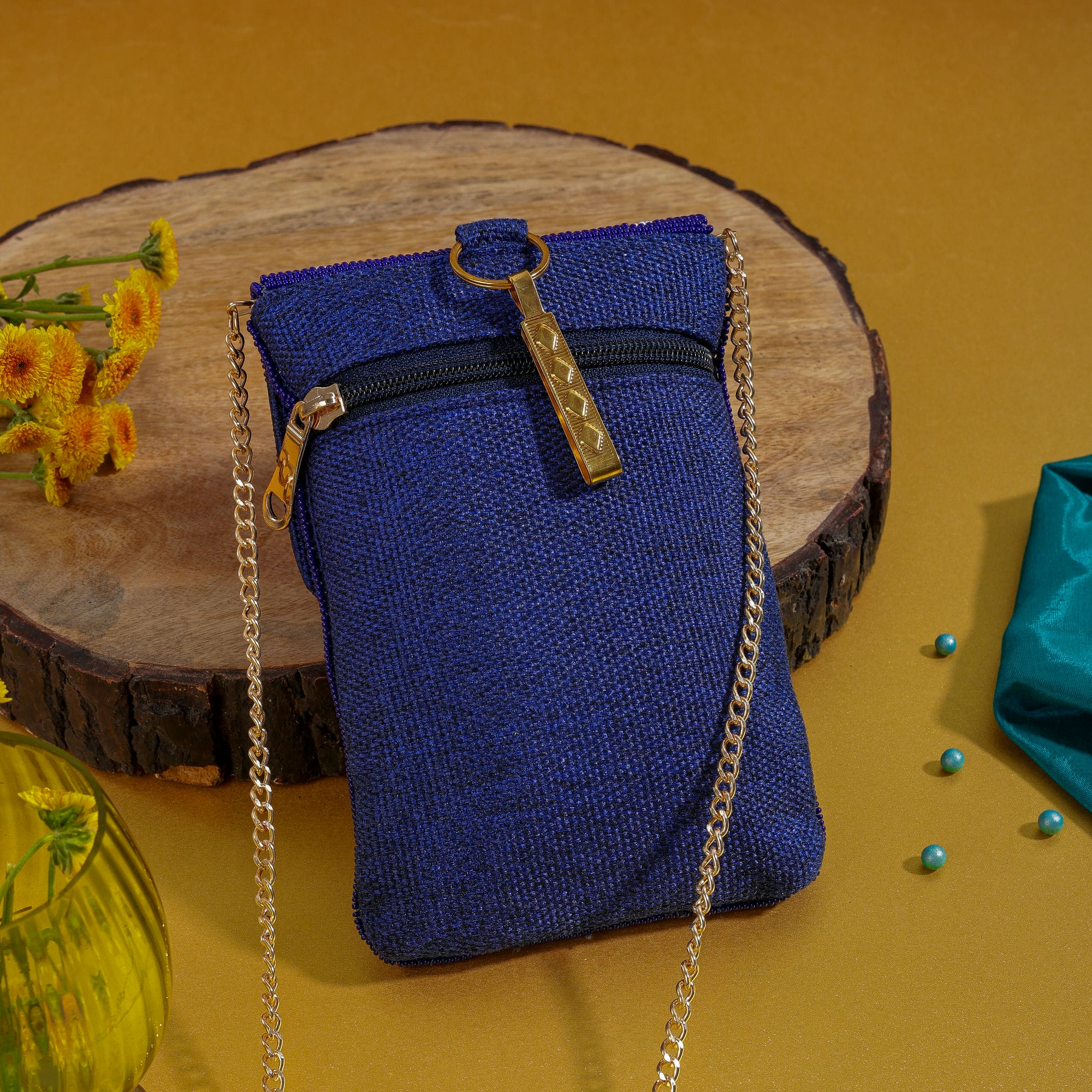 Mobile Cover Pearl Beaded Patola