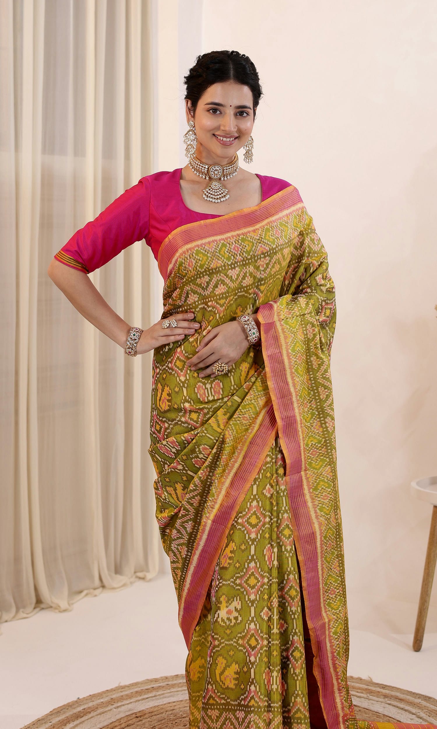 Single Ikat Patola Saree