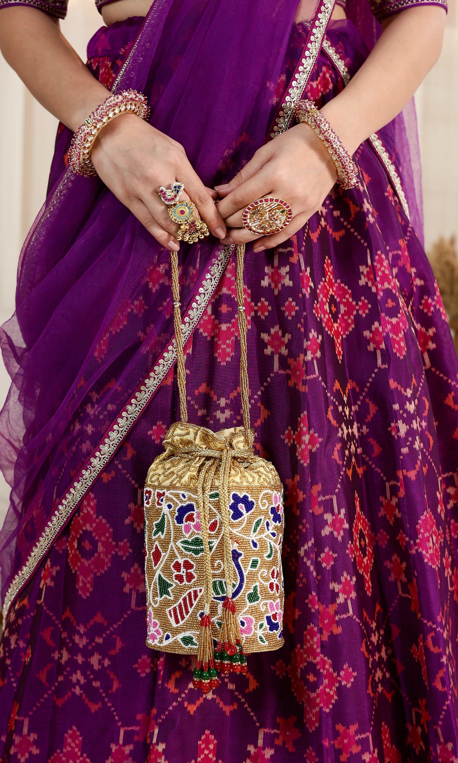 Rajkoti Patola Kali Lehenga
