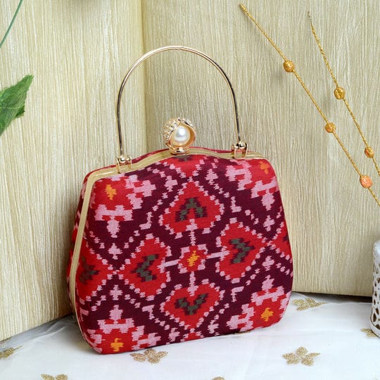 Single Ikat Patola Clutch