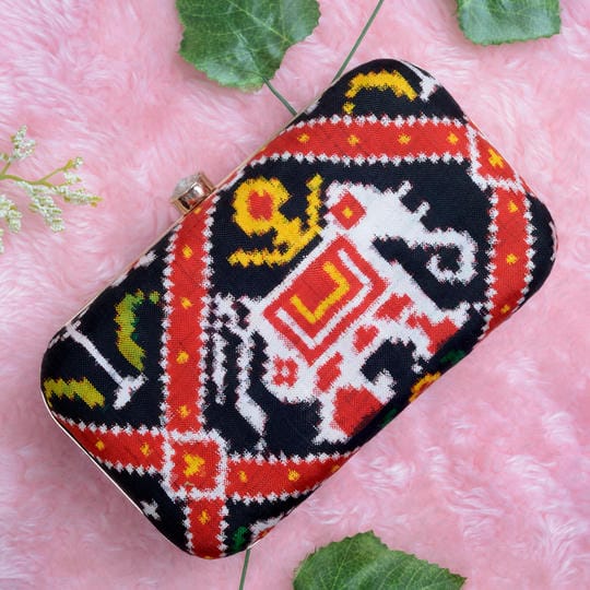 Double Ikat Patola Clutch