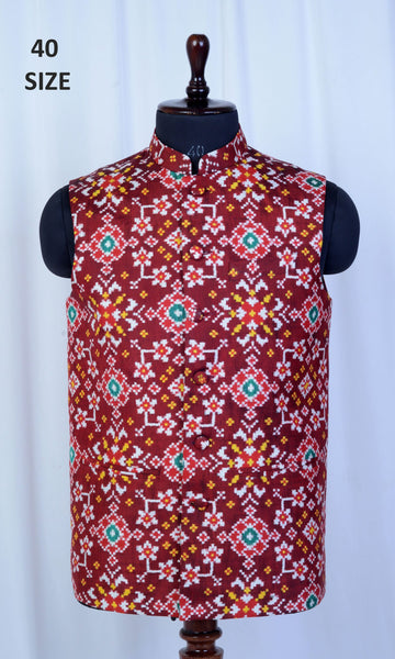 Modi Jacket Double Ikat Patola