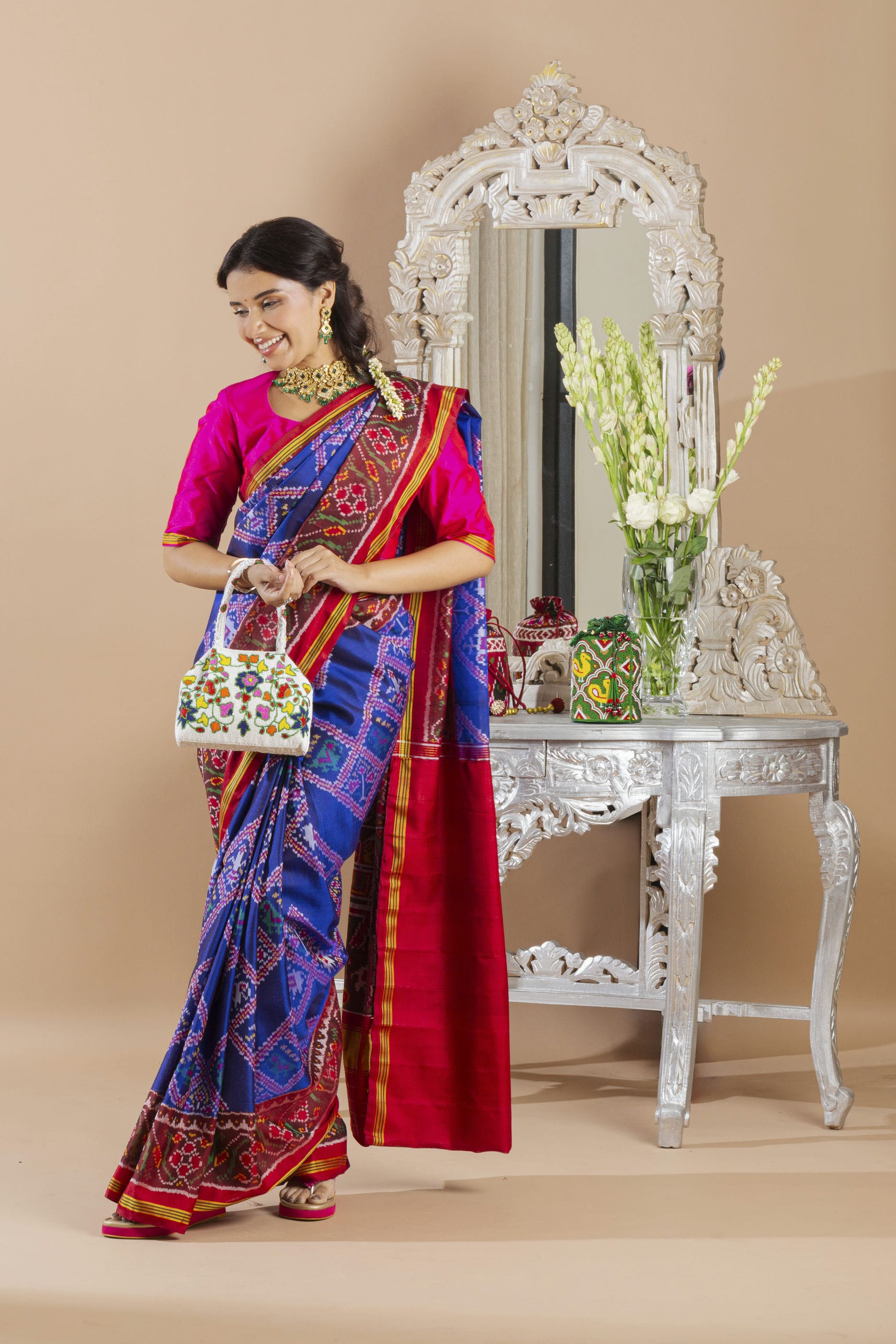 Single Ikat Patola Saree