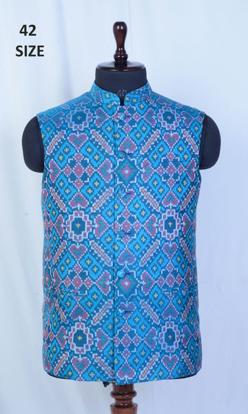Modi Jacket Single Ikat Patola