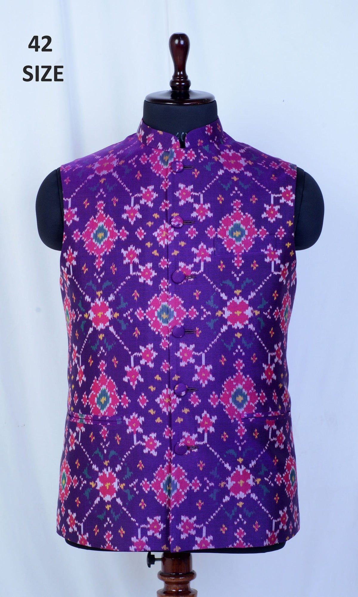 Modi Jacket Single Ikat Patola