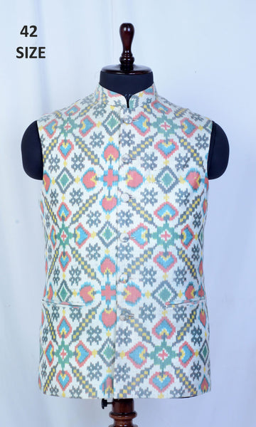 Modi Jacket Single Ikat Patola