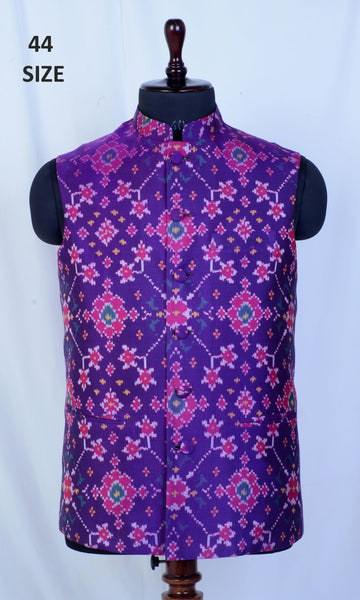 Modi Jacket Single Ikat Patola