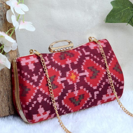 Single Ikat Patola Clutch