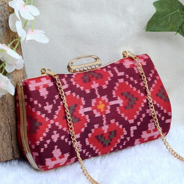 Single Ikat Patola Clutch