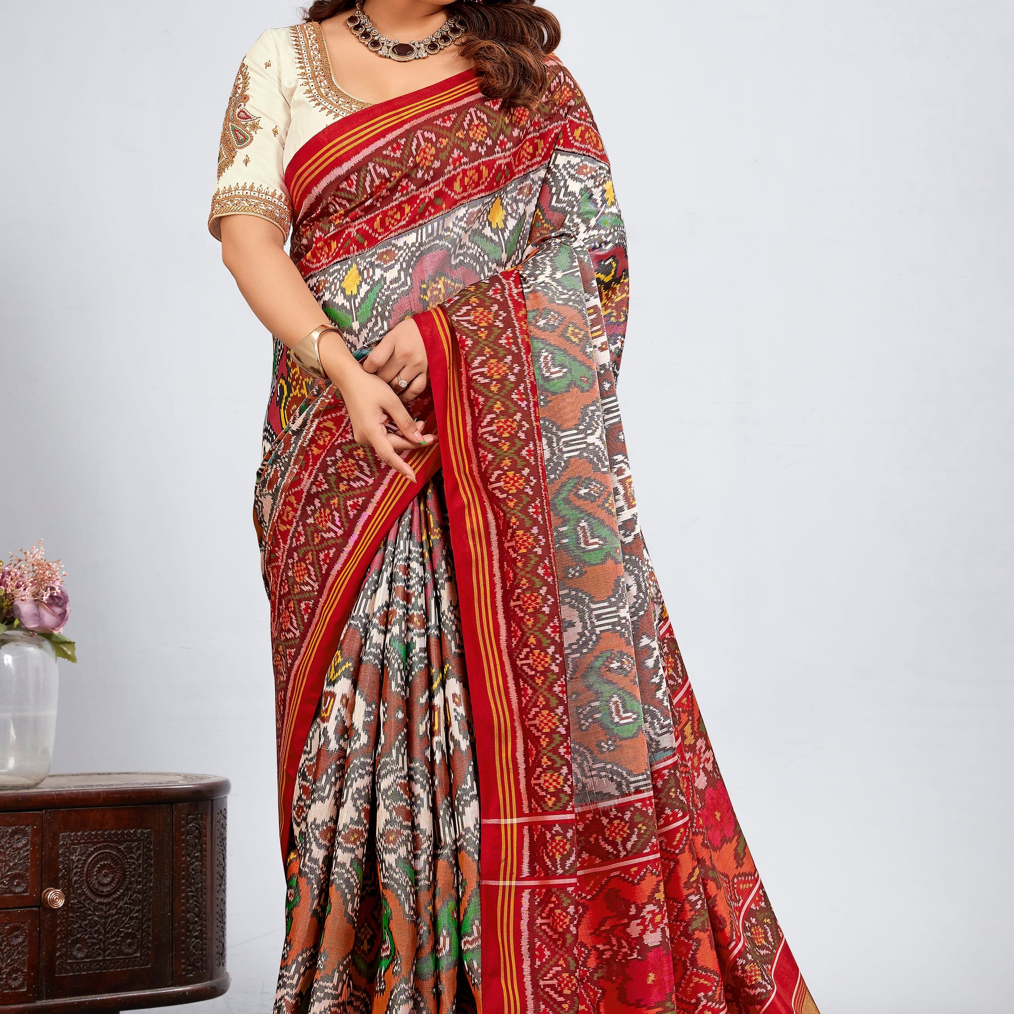 Single Ikat Patola Saree