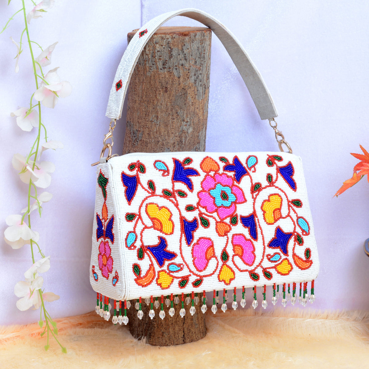 Pearl Beaded Handbag