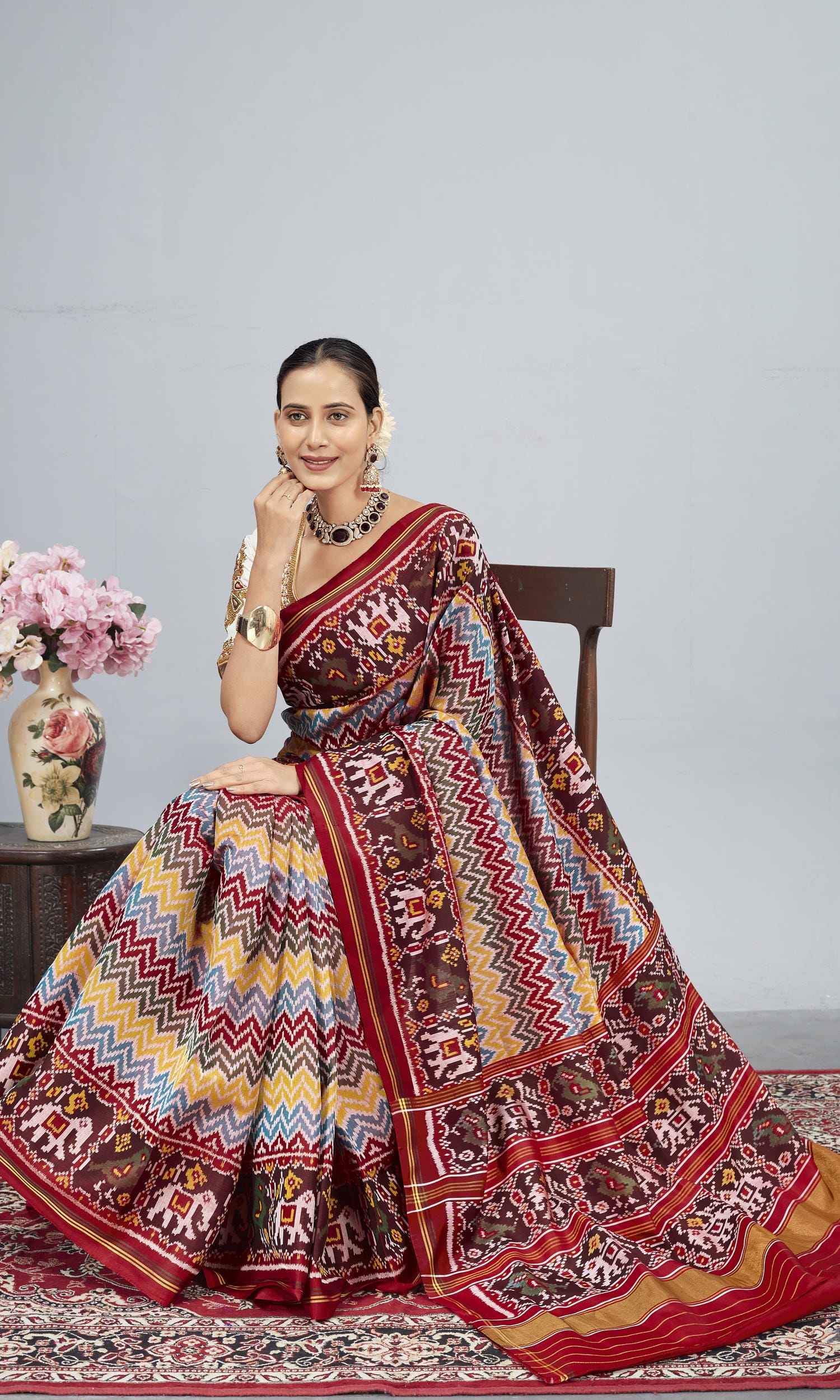 Single Ikat Patola Saree