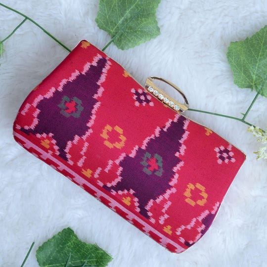 Single Ikat Patola Clutch