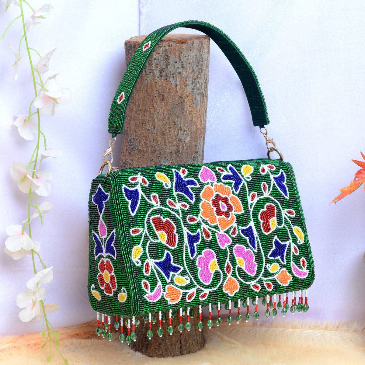 Pearl Beaded Handbag