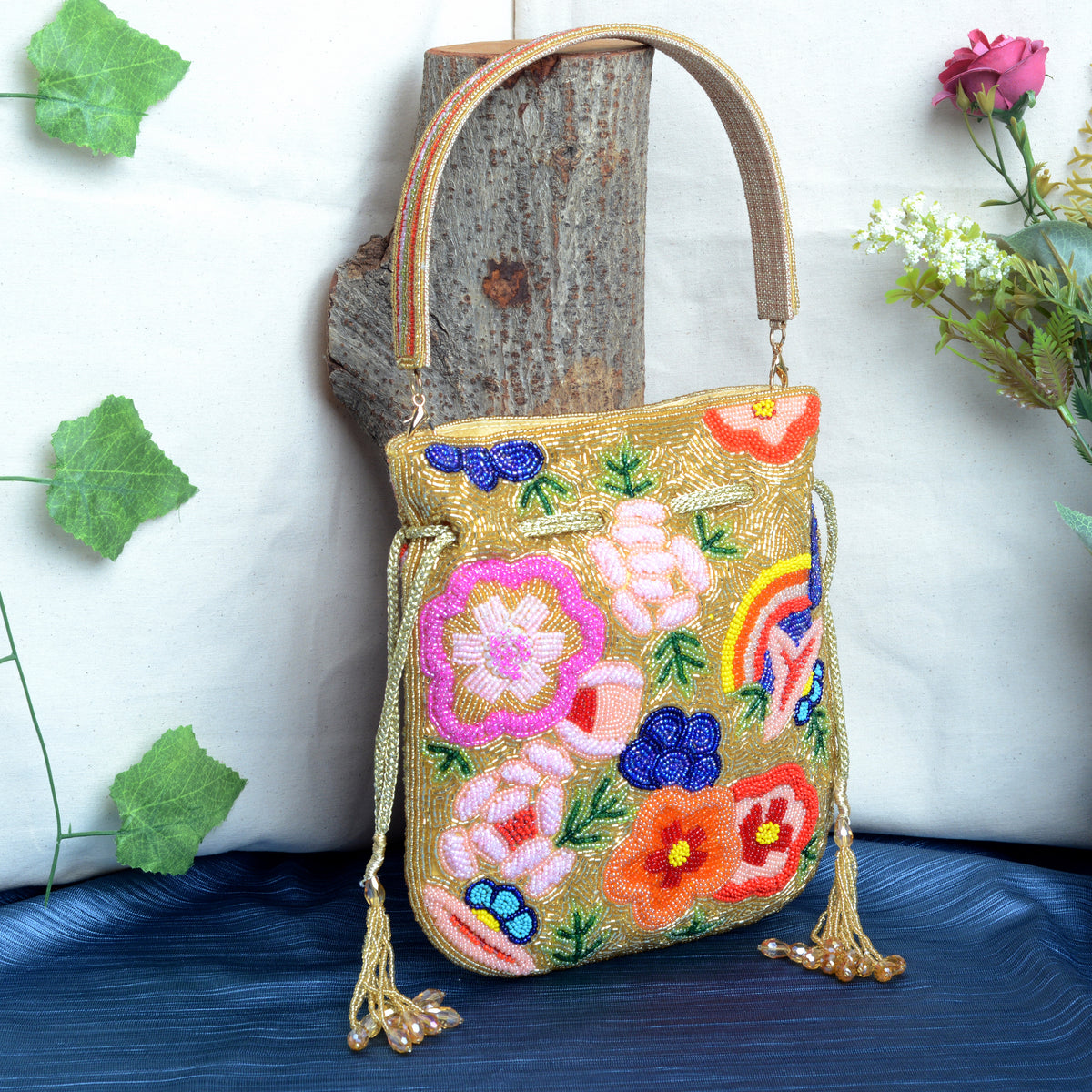 Pearl Beaded Handbag