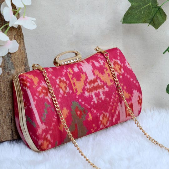 Single Ikat Patola Clutch