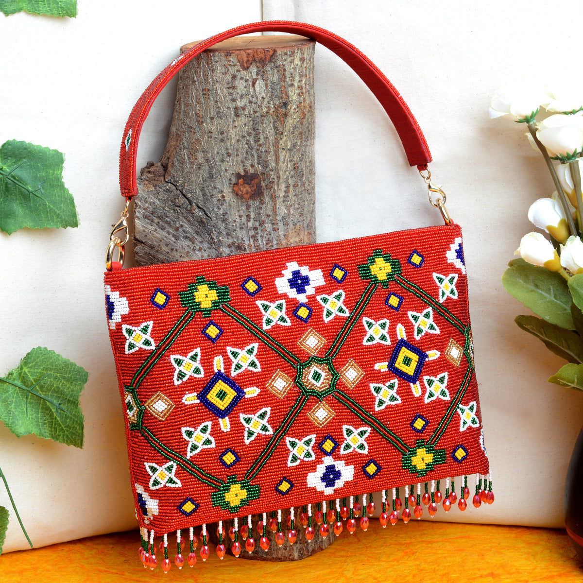 Pearl Beaded Handbag