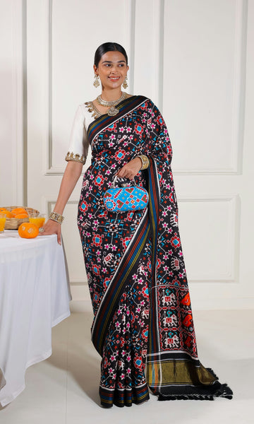 Double Ikat Patola Saree