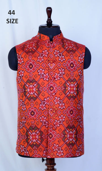 Modi Jacket Single Ikat Patola