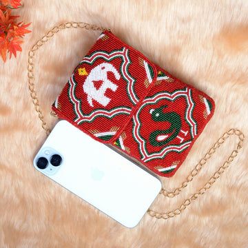 Mobile Cover Pearl Beaded Patola