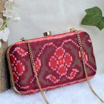 Single Ikat Patola Clutch