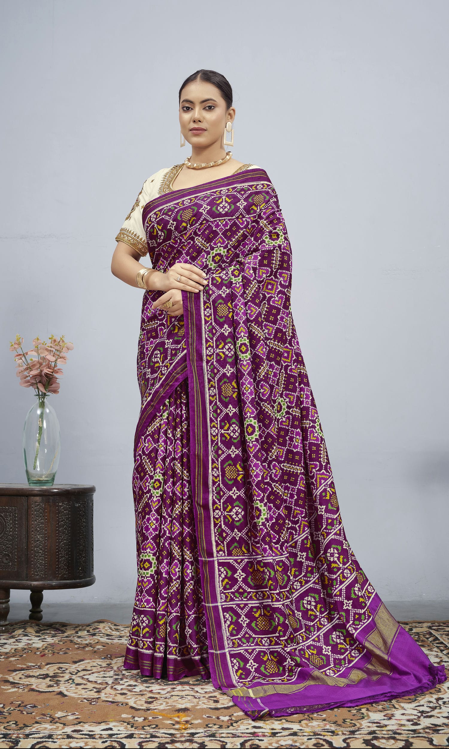 Double Ikat Patola Saree