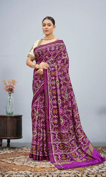 Double Ikat Patola Saree