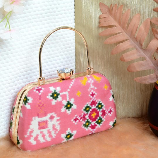 Double Ikat Patola Clutch