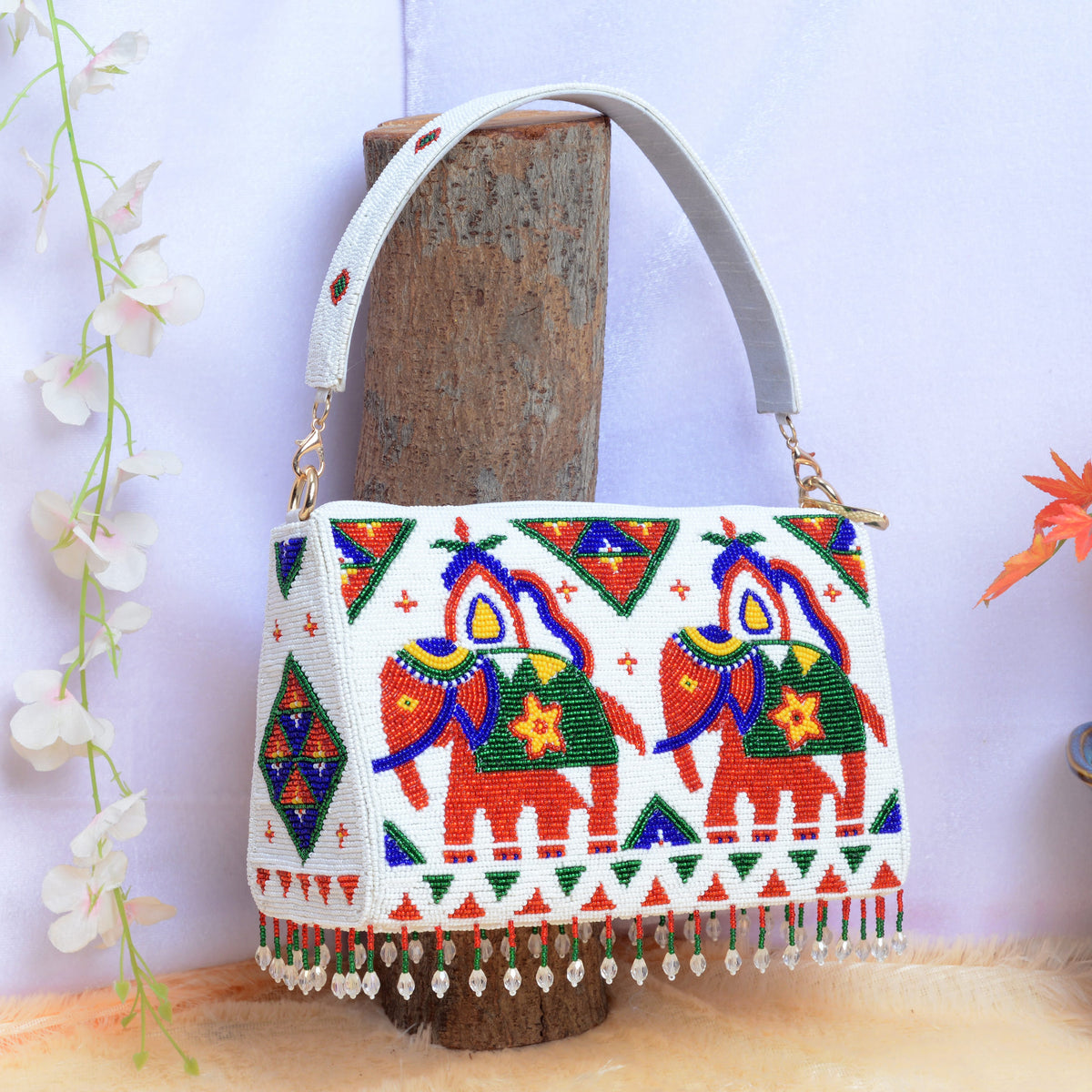Pearl Beaded Handbag