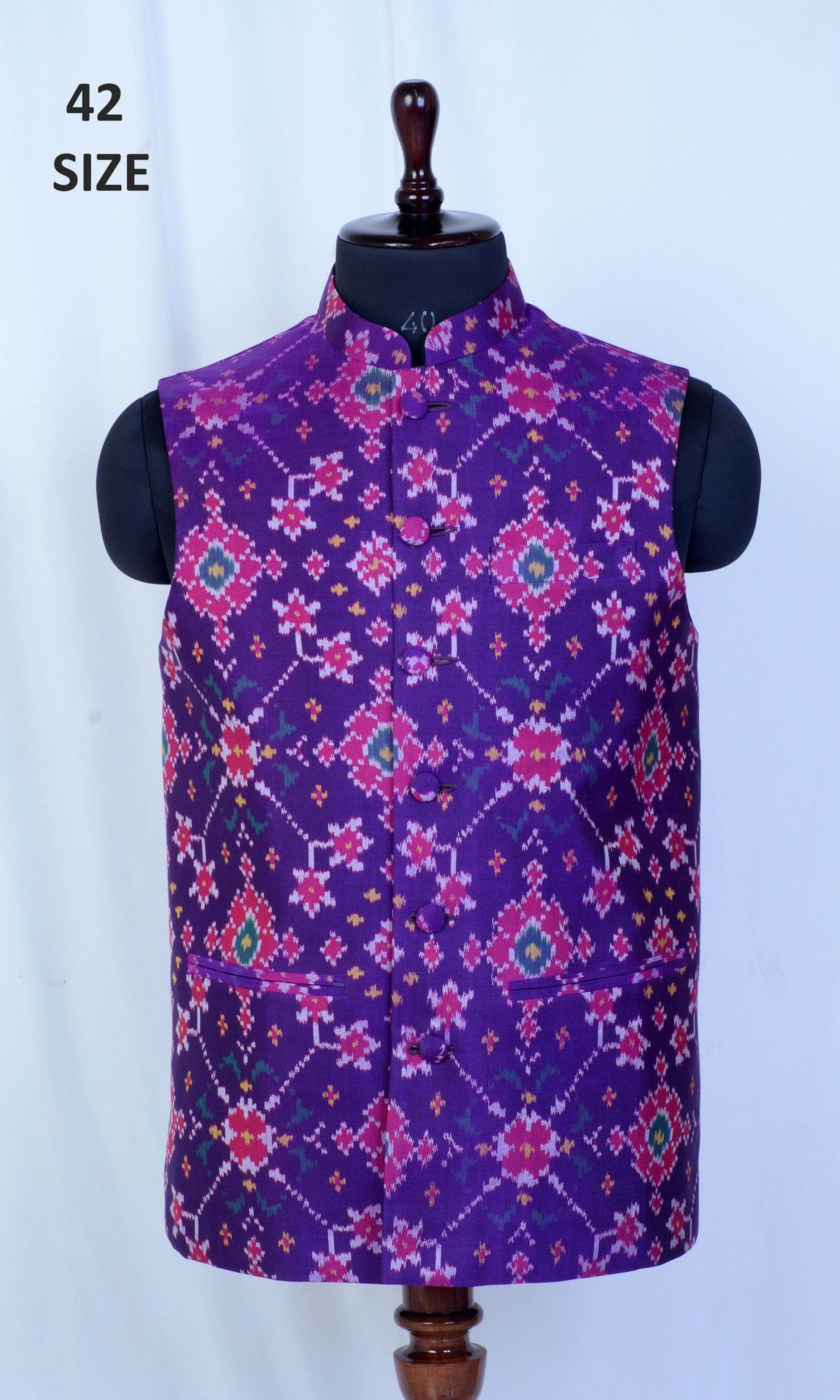 Modi Jacket Single Ikat Patola