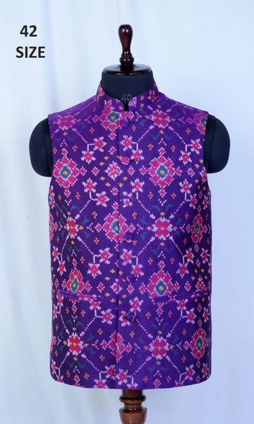 Modi Jacket Single Ikat Patola