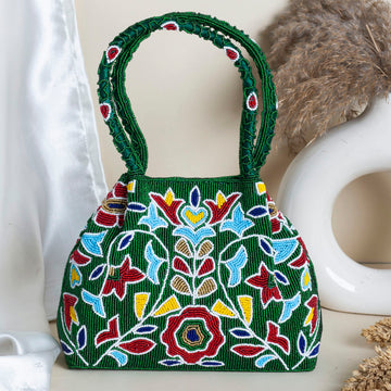 Moti Patola Beaded Batva Handbag
