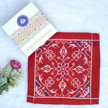 Double Ikat Pocket Square