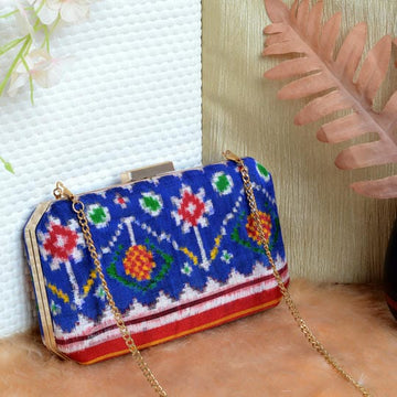 Double Ikat Patola Clutch
