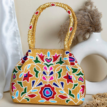 Moti Patola Beaded Batva Handbag
