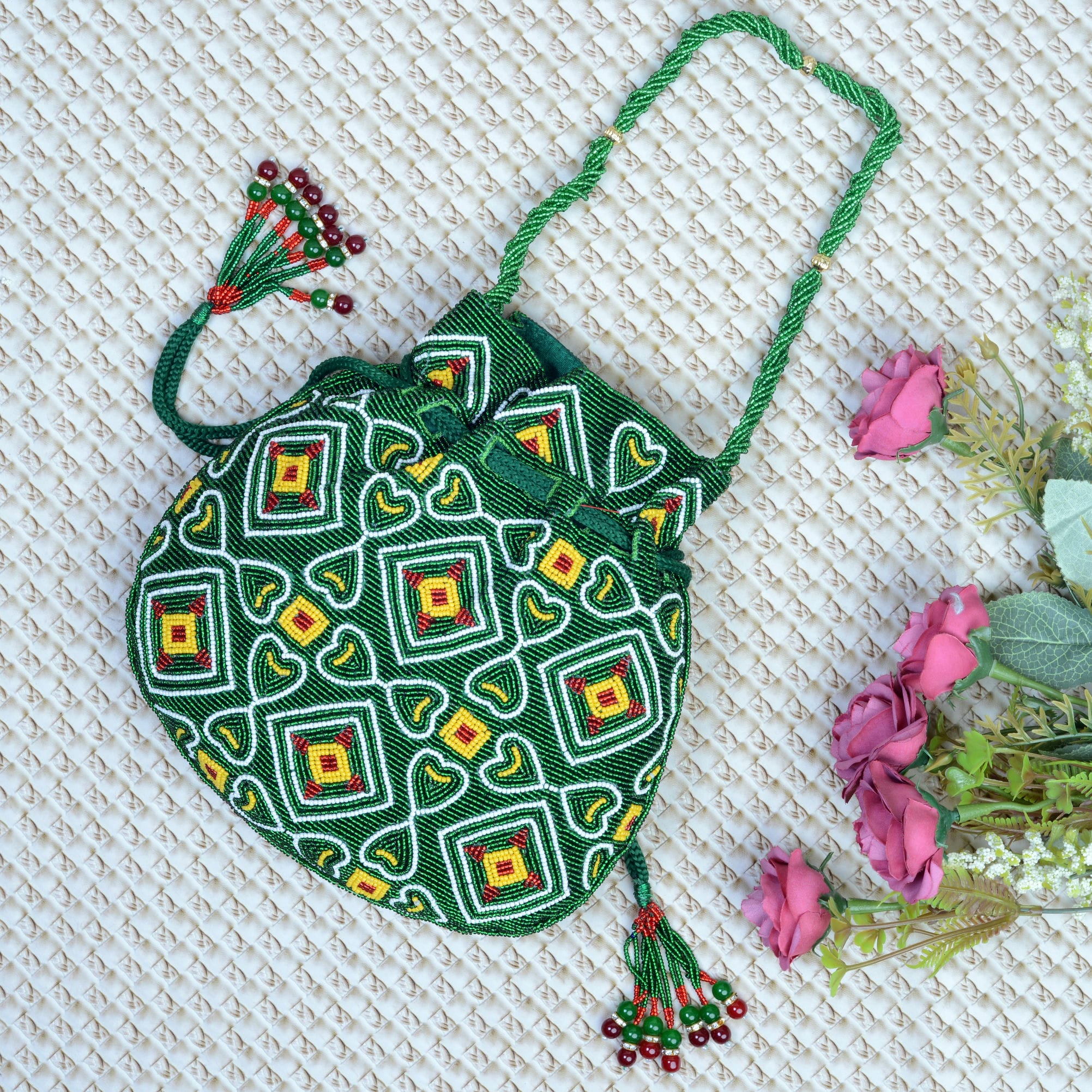 Pearl Beaded Batva
