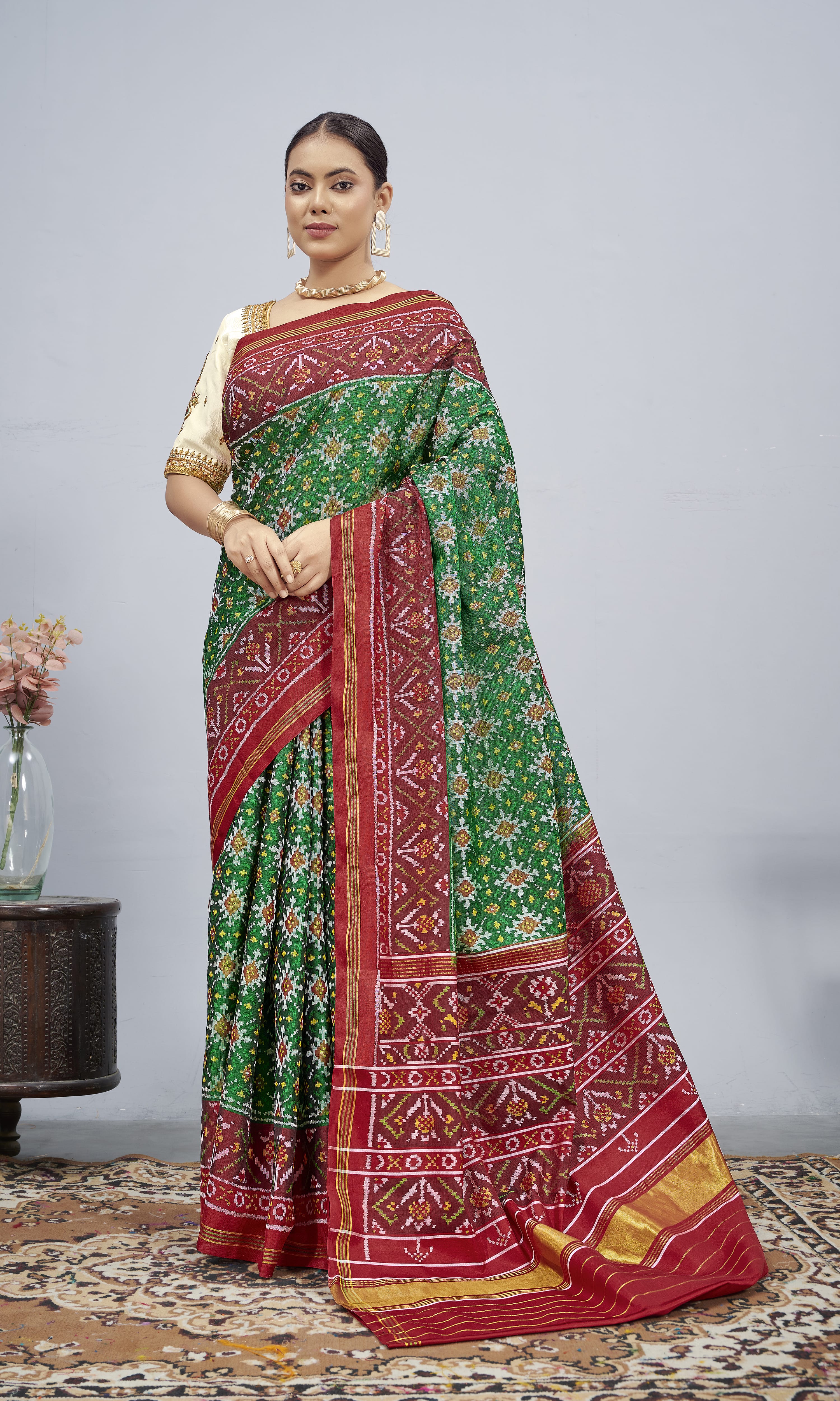 Single Ikat Patola Saree
