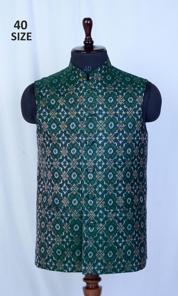 Modi Jacket Single Ikat Patola