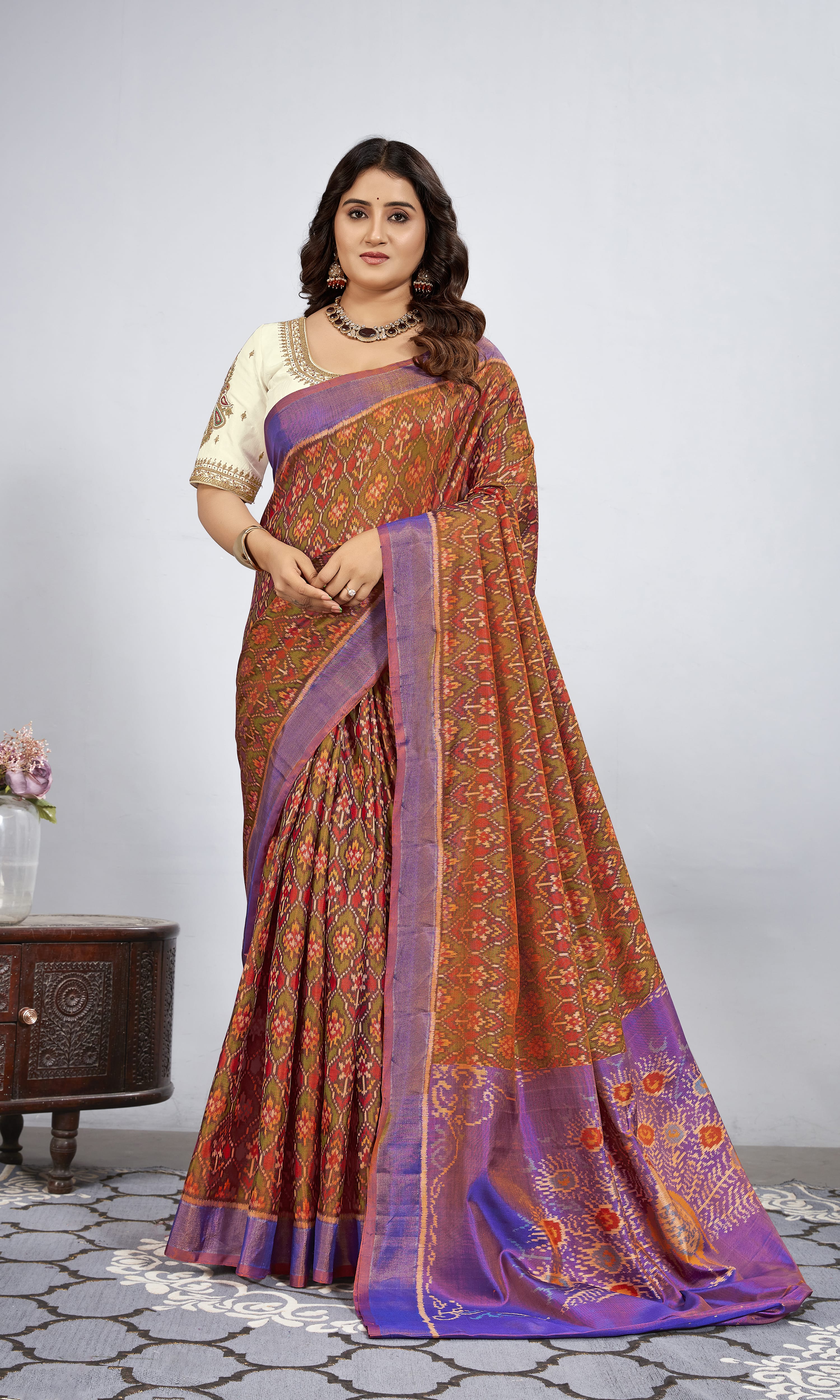 Rajkoti Patola Saree