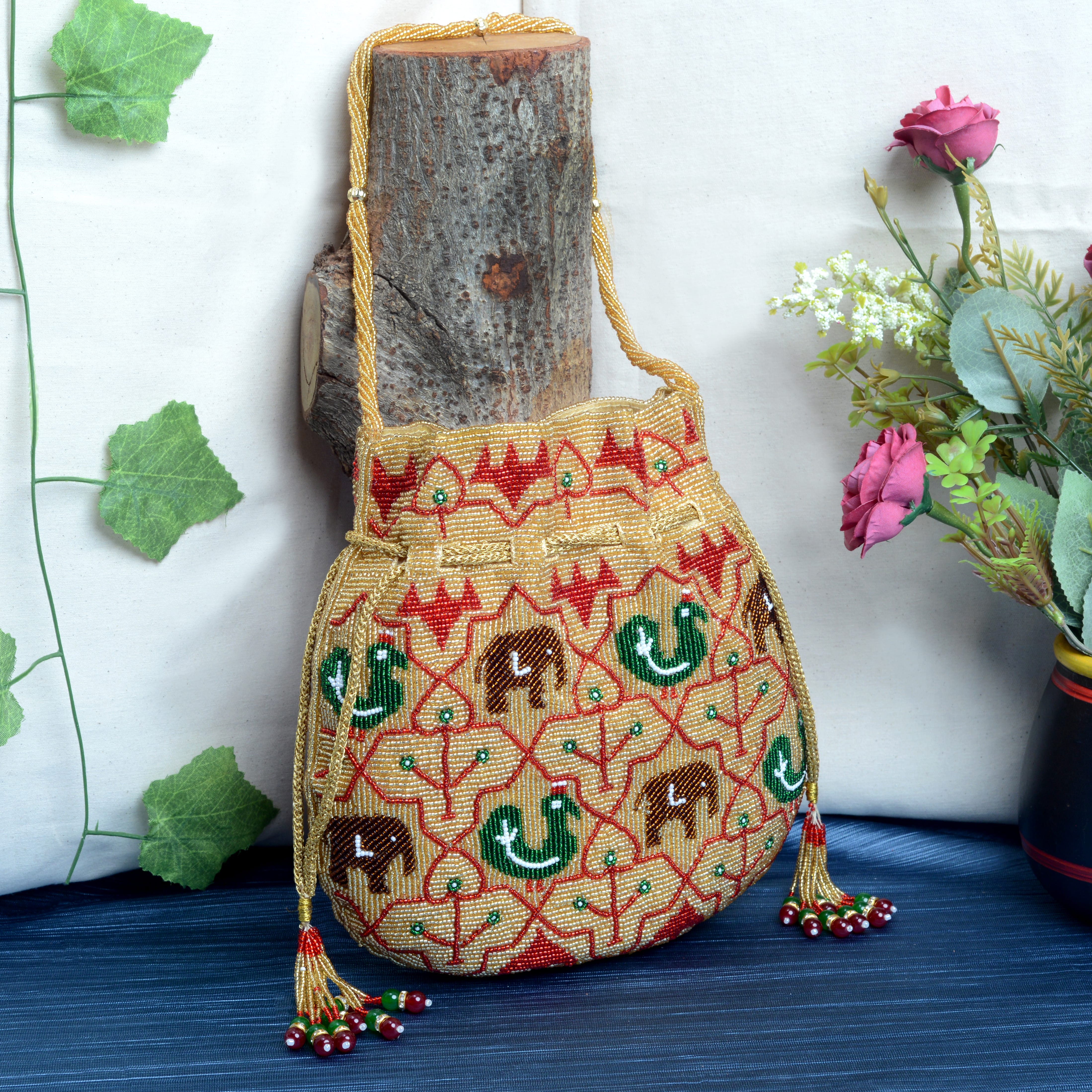Pearl Beaded Handbag