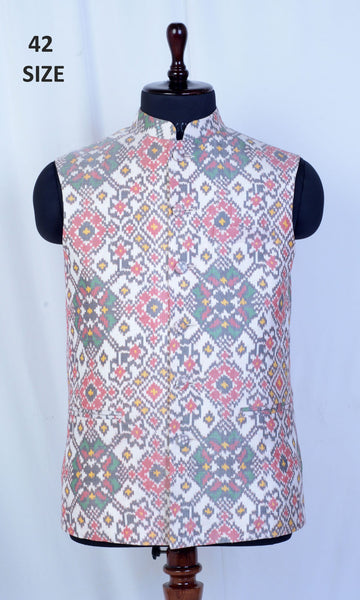 Modi Jacket Single Ikat Patola