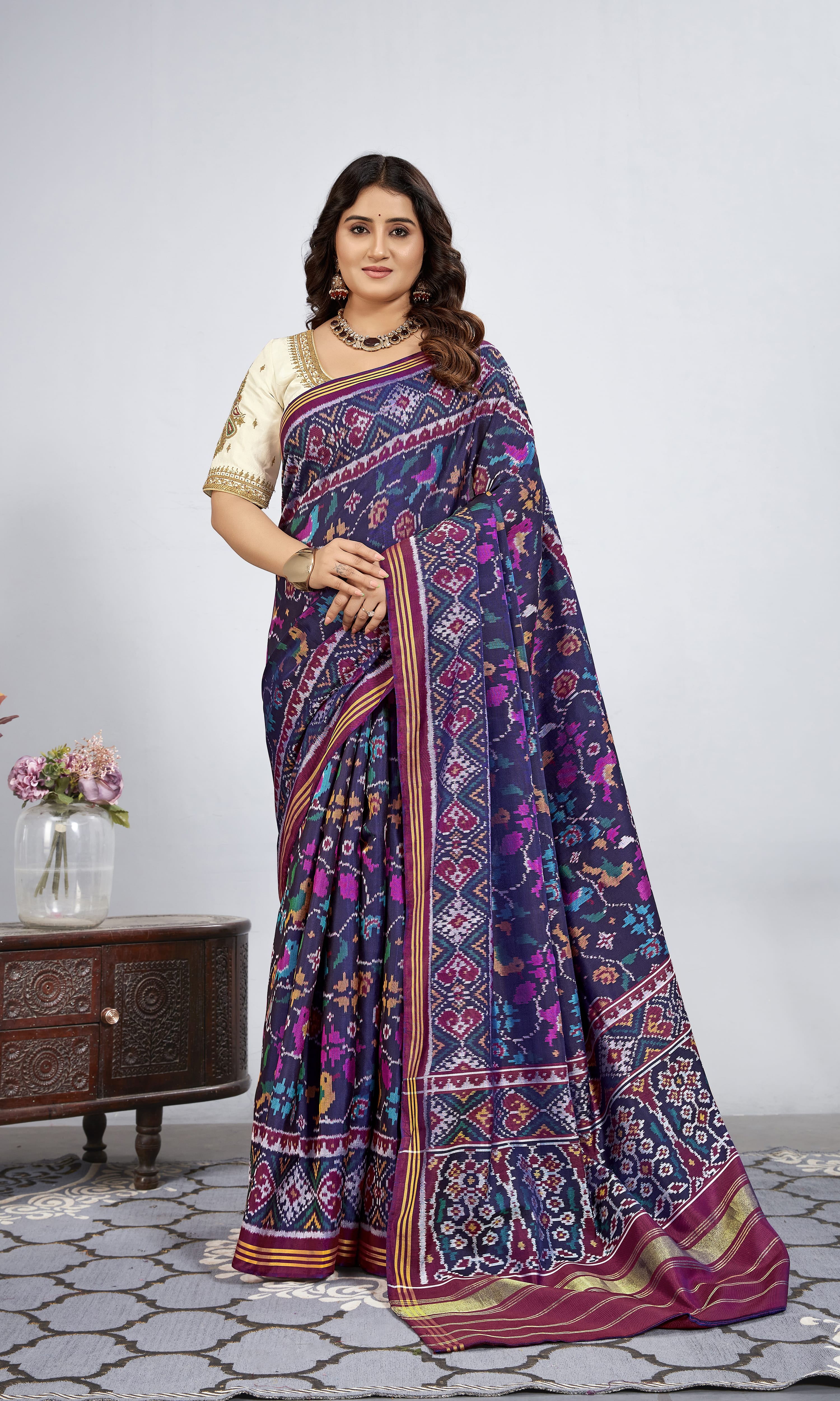 Single Ikat Patola Saree
