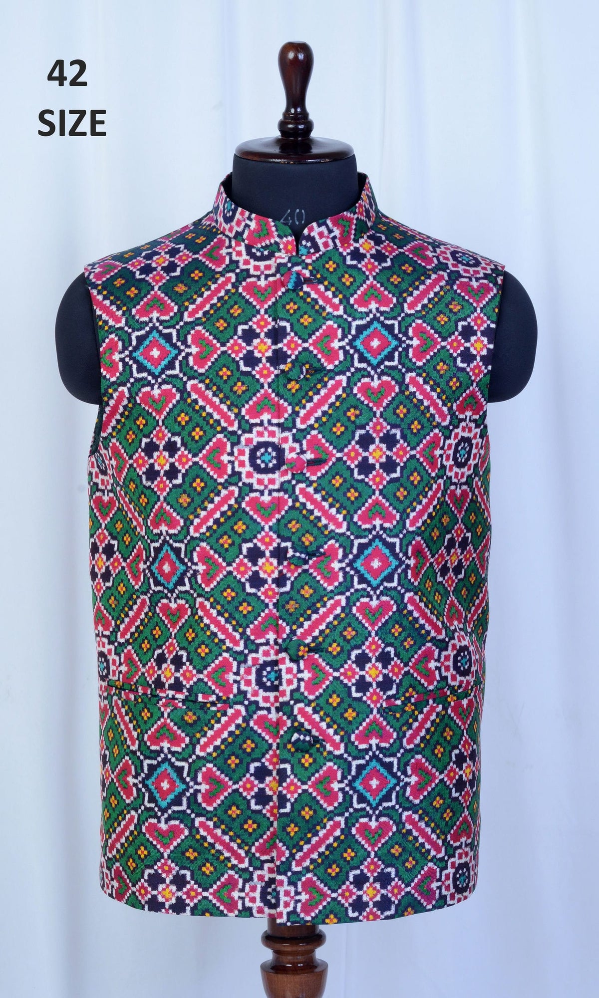 Modi Jacket Double Ikat Patola