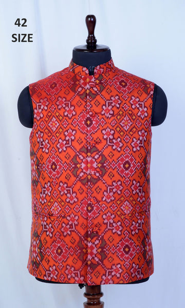Modi Jacket Single Ikat Patola