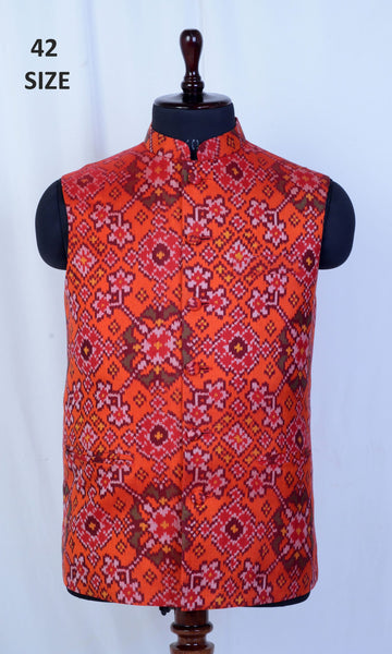 Modi Jacket Single Ikat Patola