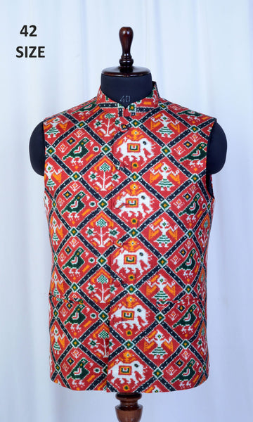 Modi Jacket Double Ikat Patola
