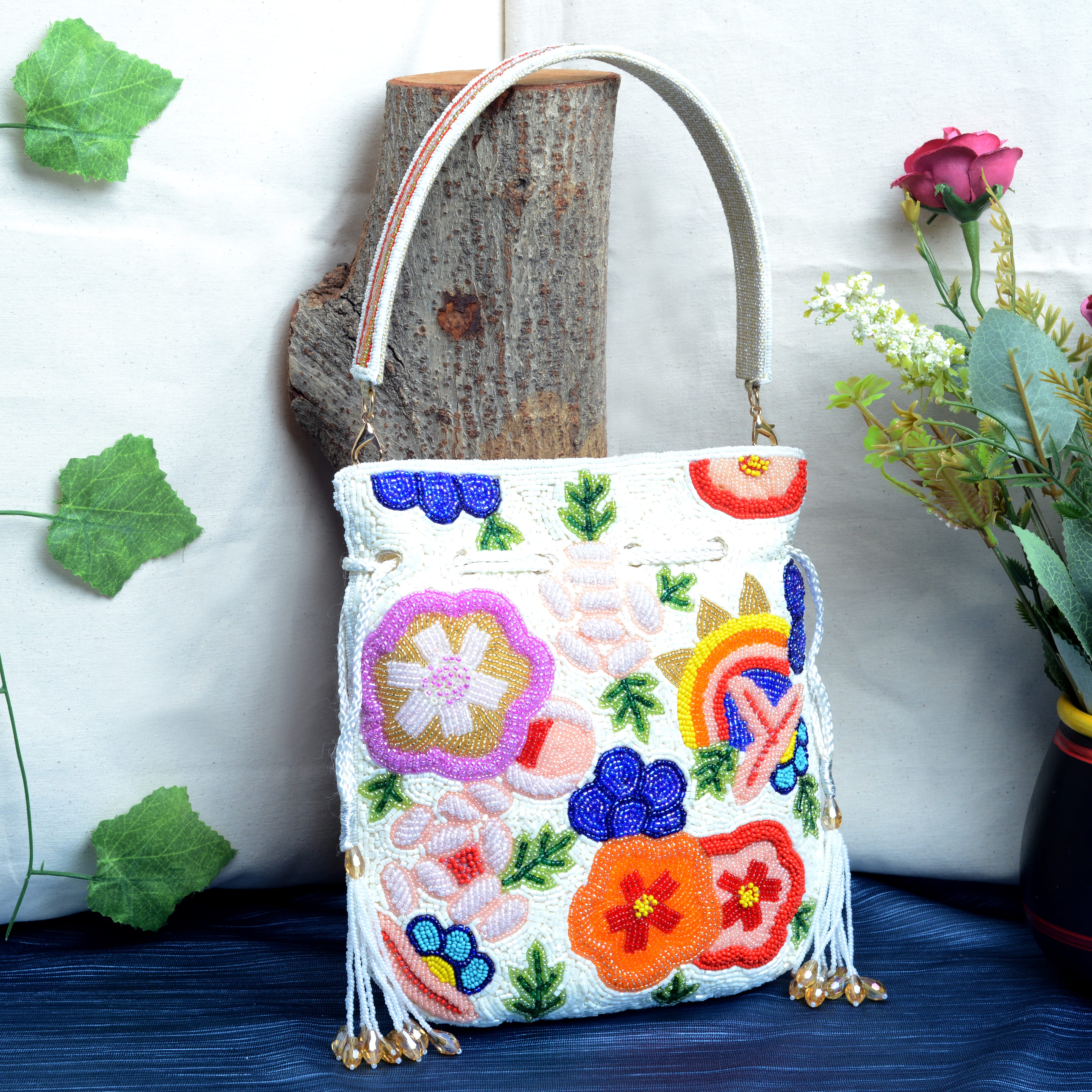 Pearl Beaded Handbag