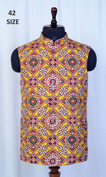 Modi Jacket Double Ikat Patola