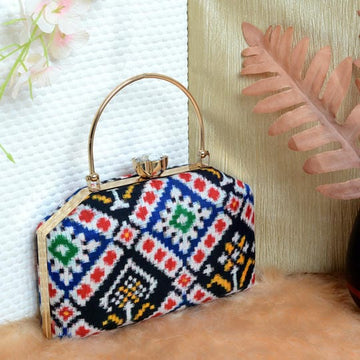 Double Ikat Patola Clutch