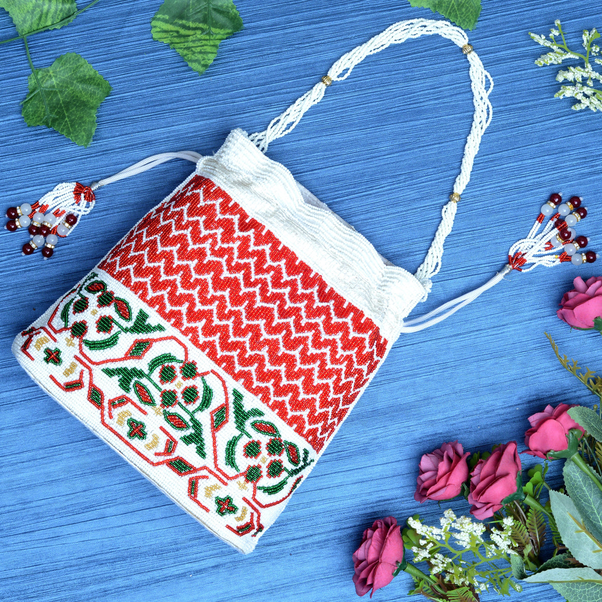 Pearl Beaded Handbag